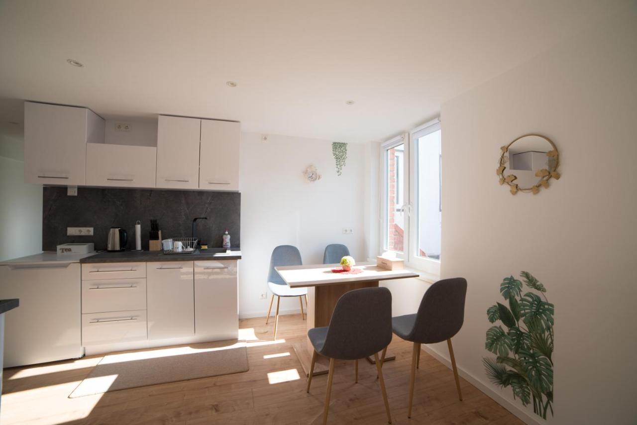 Schoene Ferienwohnung 54 M², Zentrumsnah, Kingbett إرفورت المظهر الخارجي الصورة